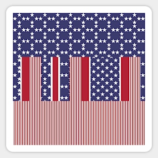 4th July, Independence Day , USA Sticker